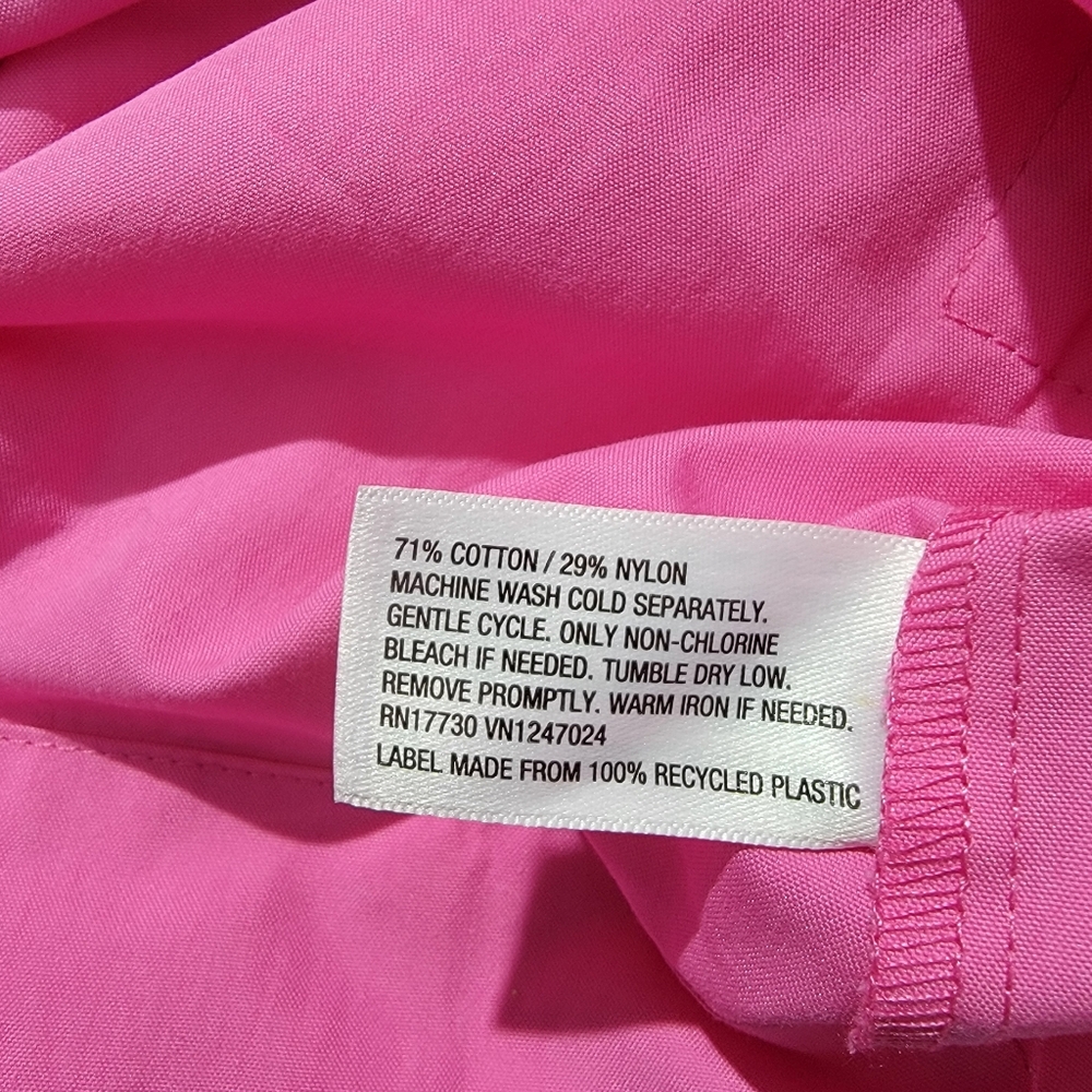 NWT Future Collective Gabriella Karefa-Johnson Hot Pink Wrap Mini Skirt Size 16 - Picture 7 of 9